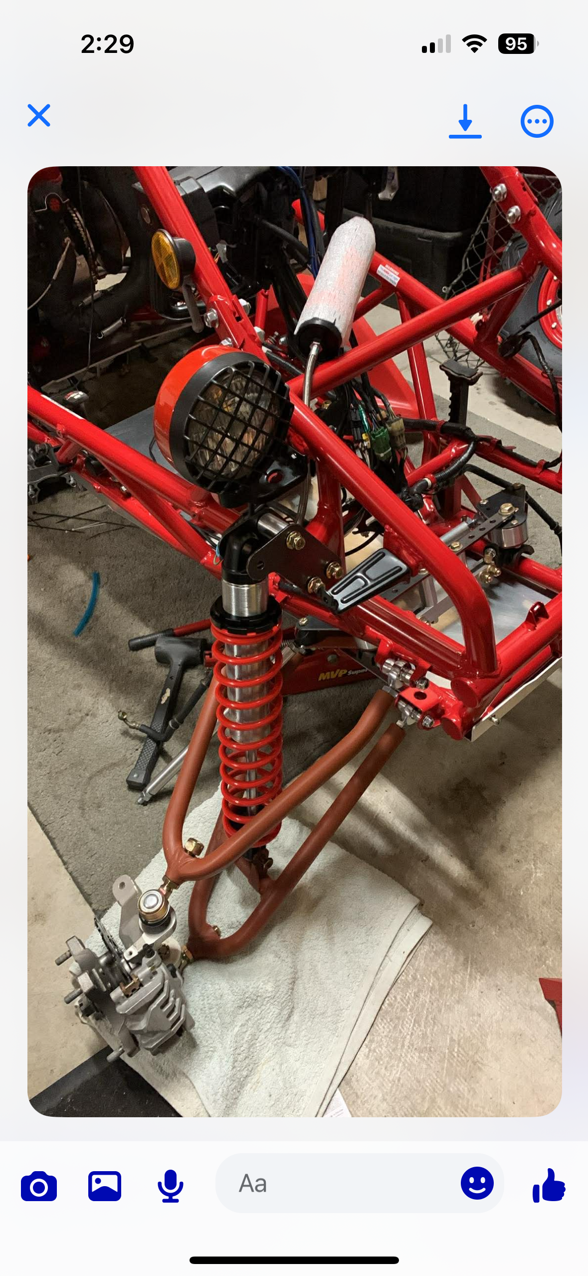 Honda Pilot Fl400 trx front long travel suspension kit