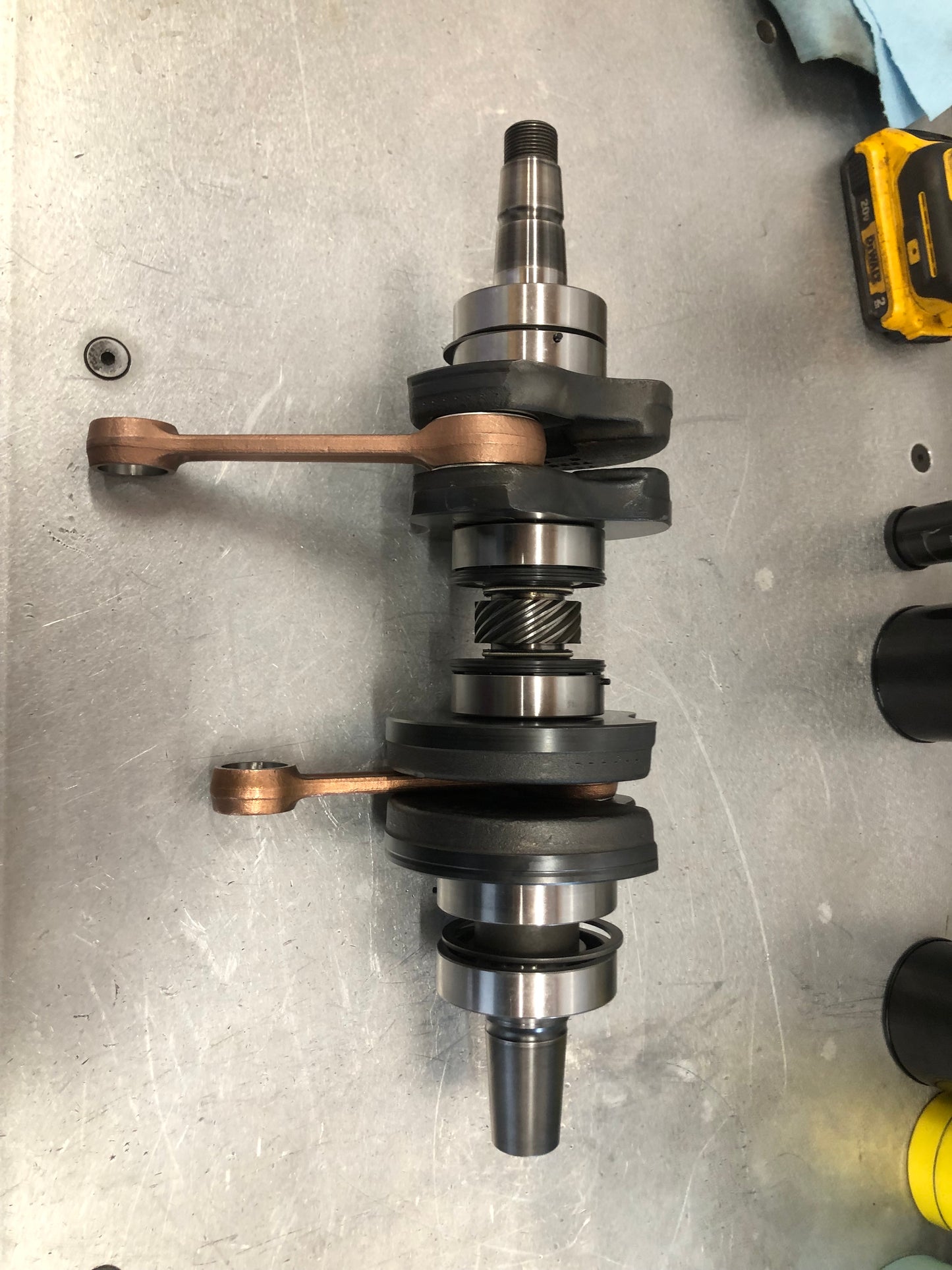 Rebuilt Rotax 670 crankshaft 96-99